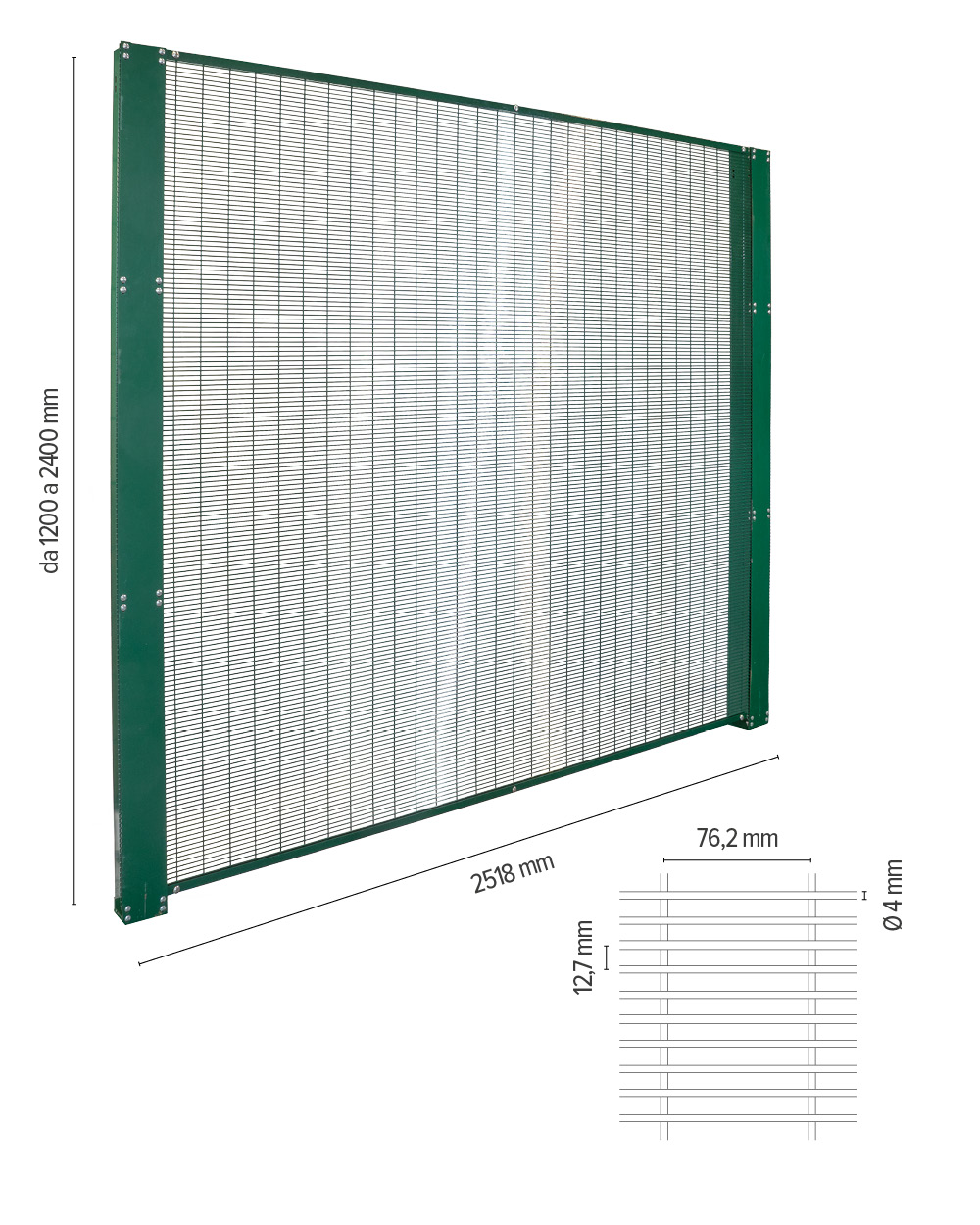 Recintha safety - info tecniche recinzione antiscavalcamento