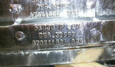  Identity metallic label welded on each item giving: panel mark, dwg nr, panel size