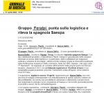 Giornale_di_Brescia Gruppo Feralpi punta sulla logistica e rileva la spagnola Saexpa